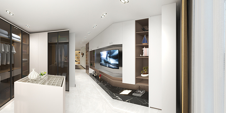 倚楼听风雨111-昆山展厅-装修设计方案