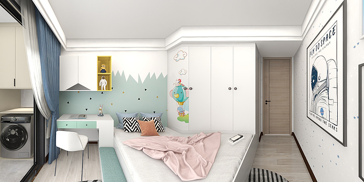 城阳诗尼曼03-万科金域华府（140㎡）--装修设计方案