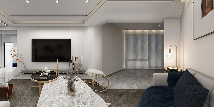 设计师陆青兰-恒福新城尹先生-装修设计方案