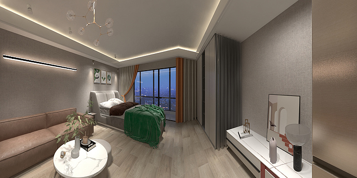 设计展示空间-时代城公寓A.dwg-装修设计方案