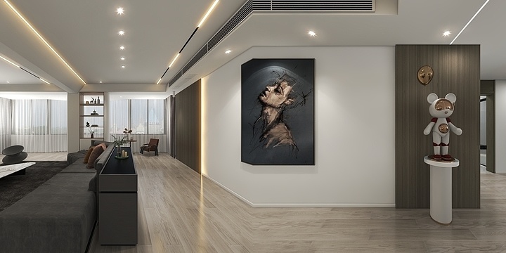 田进强-麒麟街私房4楼-装修设计方案