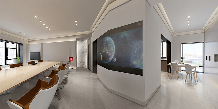 一ming-嵩明刘总办公室.dwg-装修设计方案