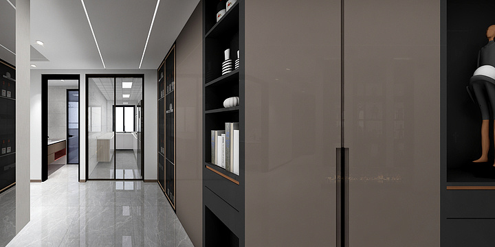 艺禾空间设计工作室-翰丽国际.dwg-装修设计方案