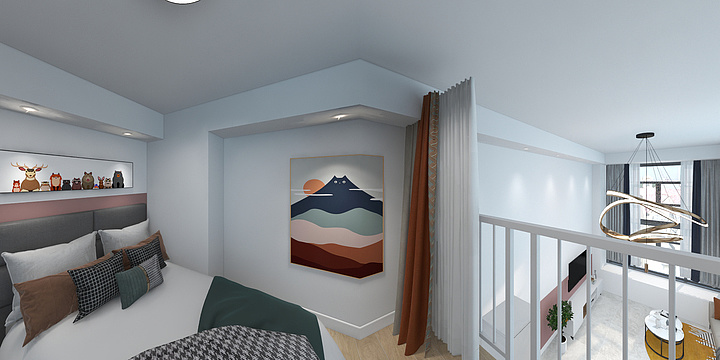 eternity-湘江天地09户型.dwg-副本-装修设计方案