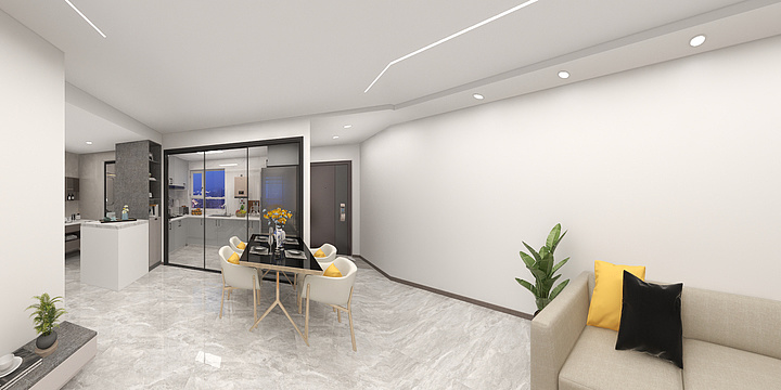 一点改动-颐和名郡-装修设计方案