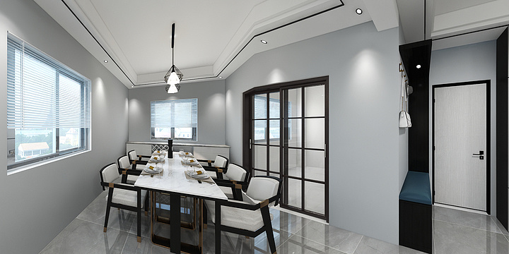 王坤龙-瑞和园89.50㎡B户型3室2厅1卫-装修设计方案