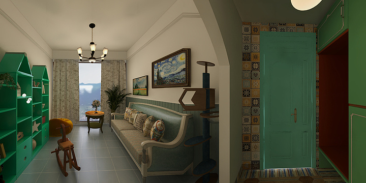 头戴草帽心向远方-金碧湾.dwg-装修设计方案