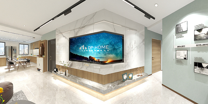 艺源装饰设计-瑞和园89.50㎡B户型3室2厅1卫-装修设计方案