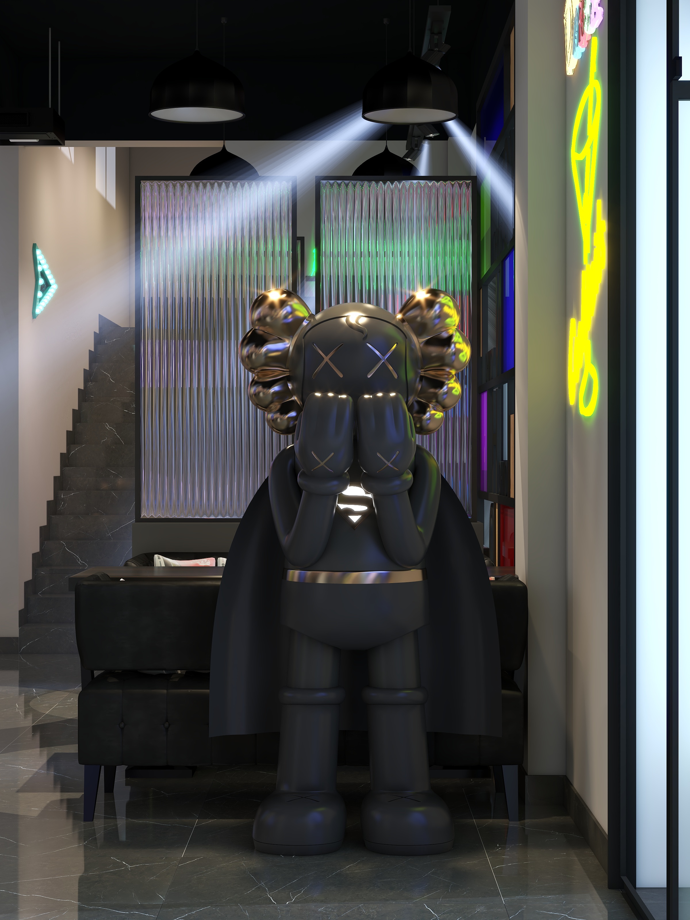 嗯一个开心-清吧-装修设计方案