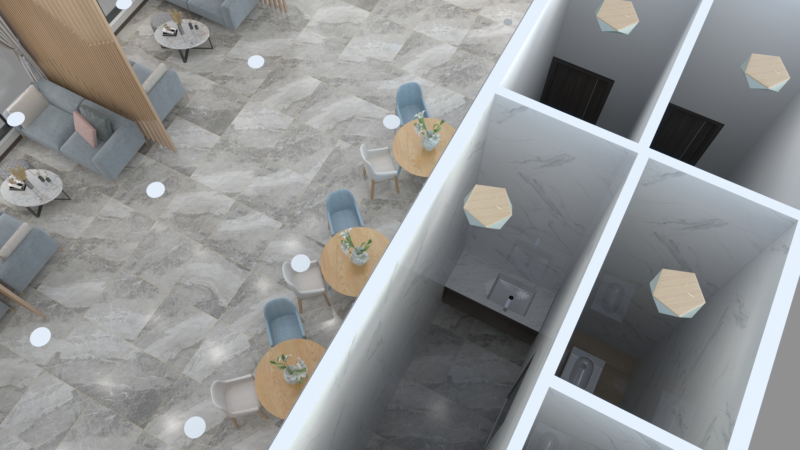 轻居装饰丨设计-新发地新售楼部-装修设计方案