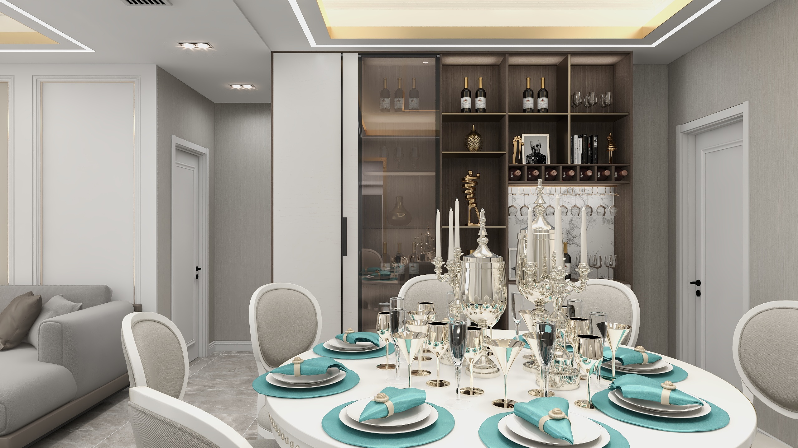 第7工部-132平方轻奢四居-装修设计方案