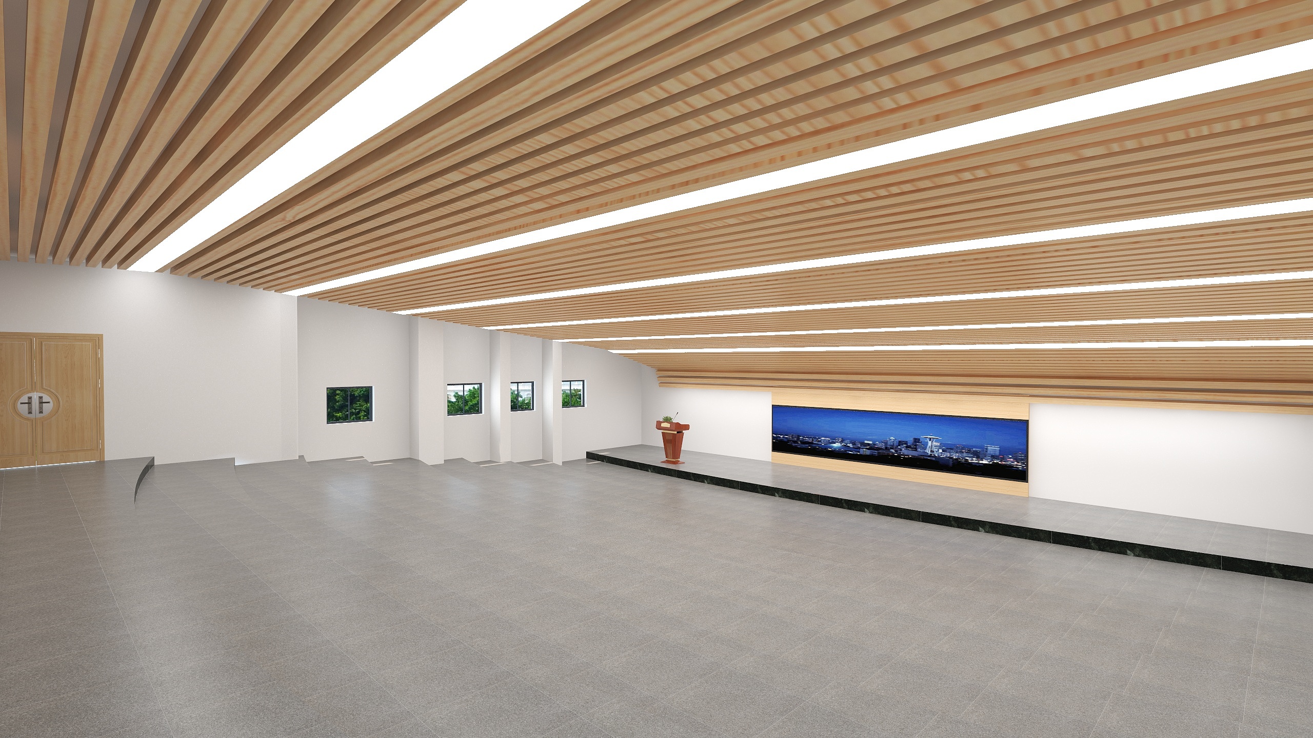 饿了里好-演讲厅-装修设计方案