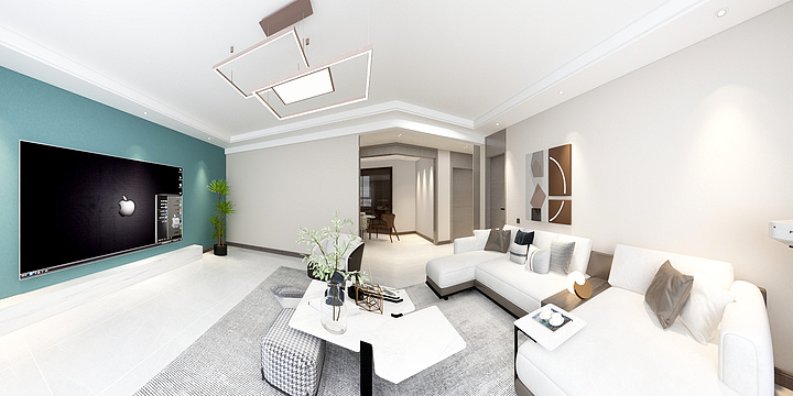 哈巴河艺品装饰工作室-沁园小区复式设计1方案-装修设计方案