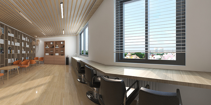 林林全案设计-图书馆-装修设计方案