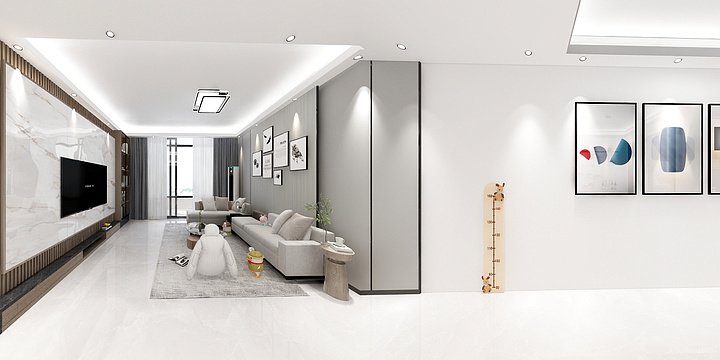 爱设计的我iii-武宣公馆128平.dwg-装修设计方案