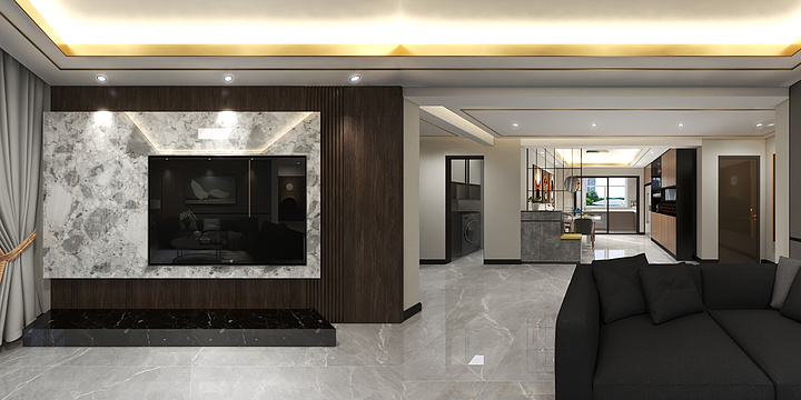 宁夏齐文装饰设计师-博雅西苑1-1-101.dwg-装修设计方案