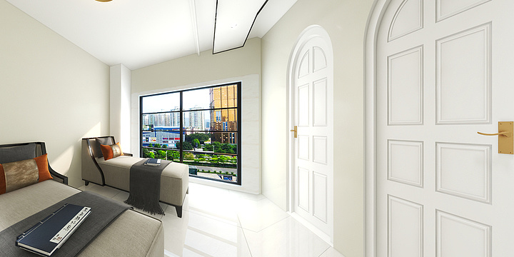 岳山林语-美容院.dwg-装修设计方案