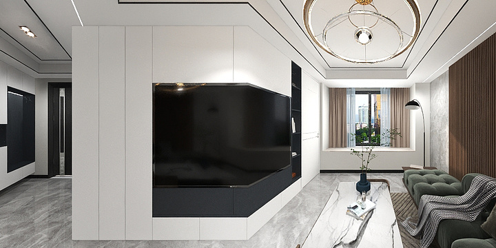 窦大设计-中海岳麓山效果图.dwg-装修设计方案