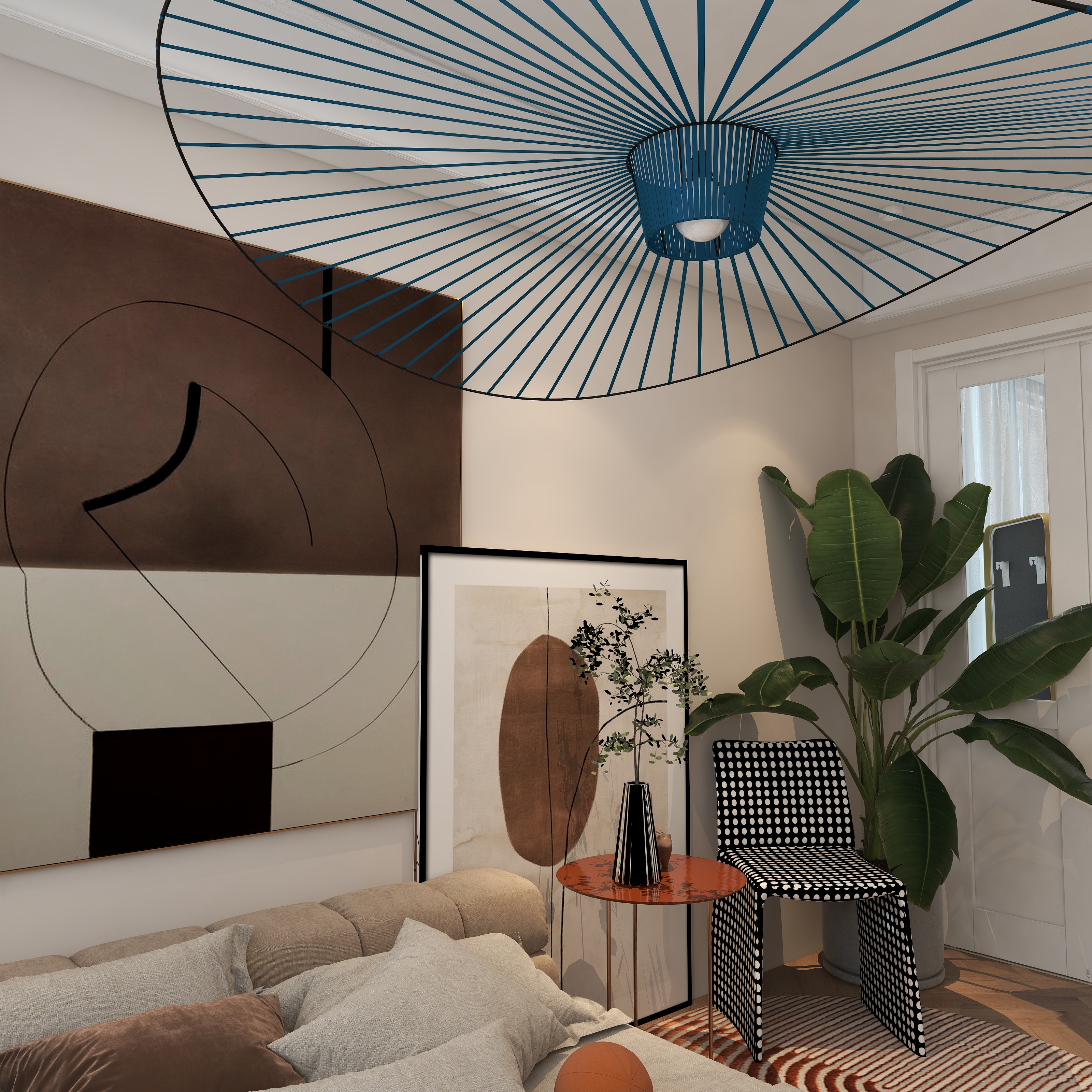 久希设计澈-瑞和园89.50㎡B户型2室2厅1卫-装修设计方案