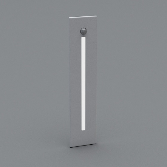 Corner lamp-rectangular-white