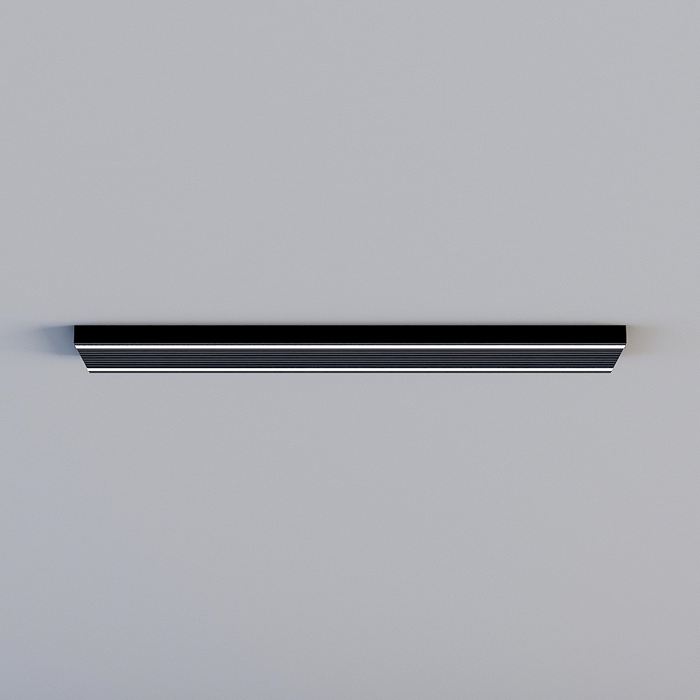 15双卡格栅-黑3D模型