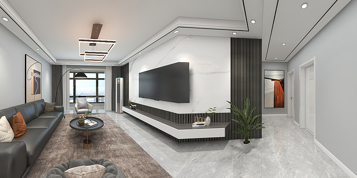 装饰设计坤哥-新都汇4#2单元23层西户.dw-装修设计方案