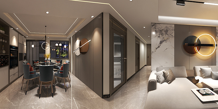 铭府室内设计-江山里5栋2803-装修设计方案