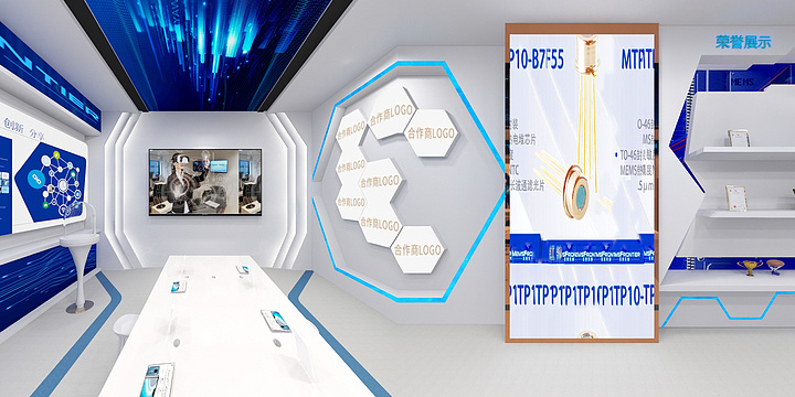 爱装修何哥-深圳市美思先端电子科技有限公司展厅-装修设计方案