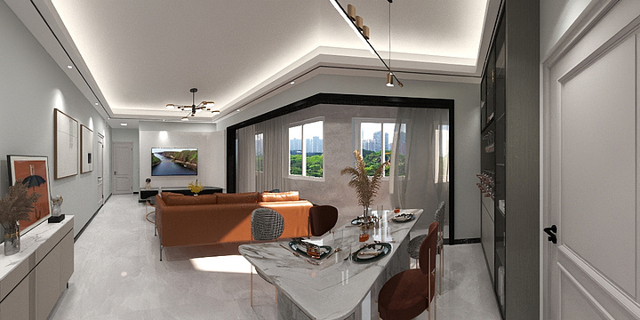 李李李李李振-瑞和园89.50㎡B户型3室2厅1卫-装修设计方案