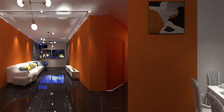 广西团匠装饰有限公司-恒大御府22栋一单元1401幸福里-装修设计方案