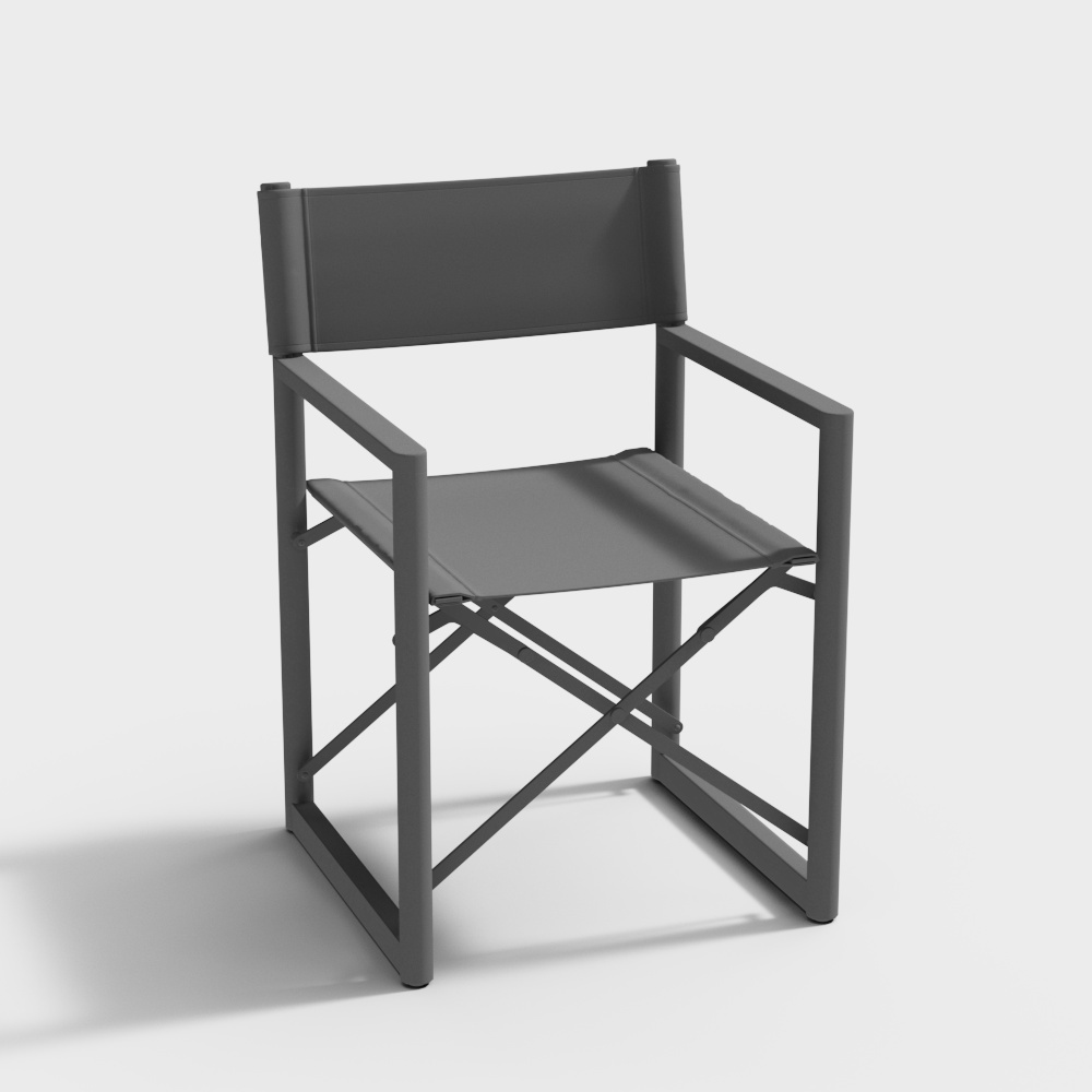 back-rest chair black3D模型