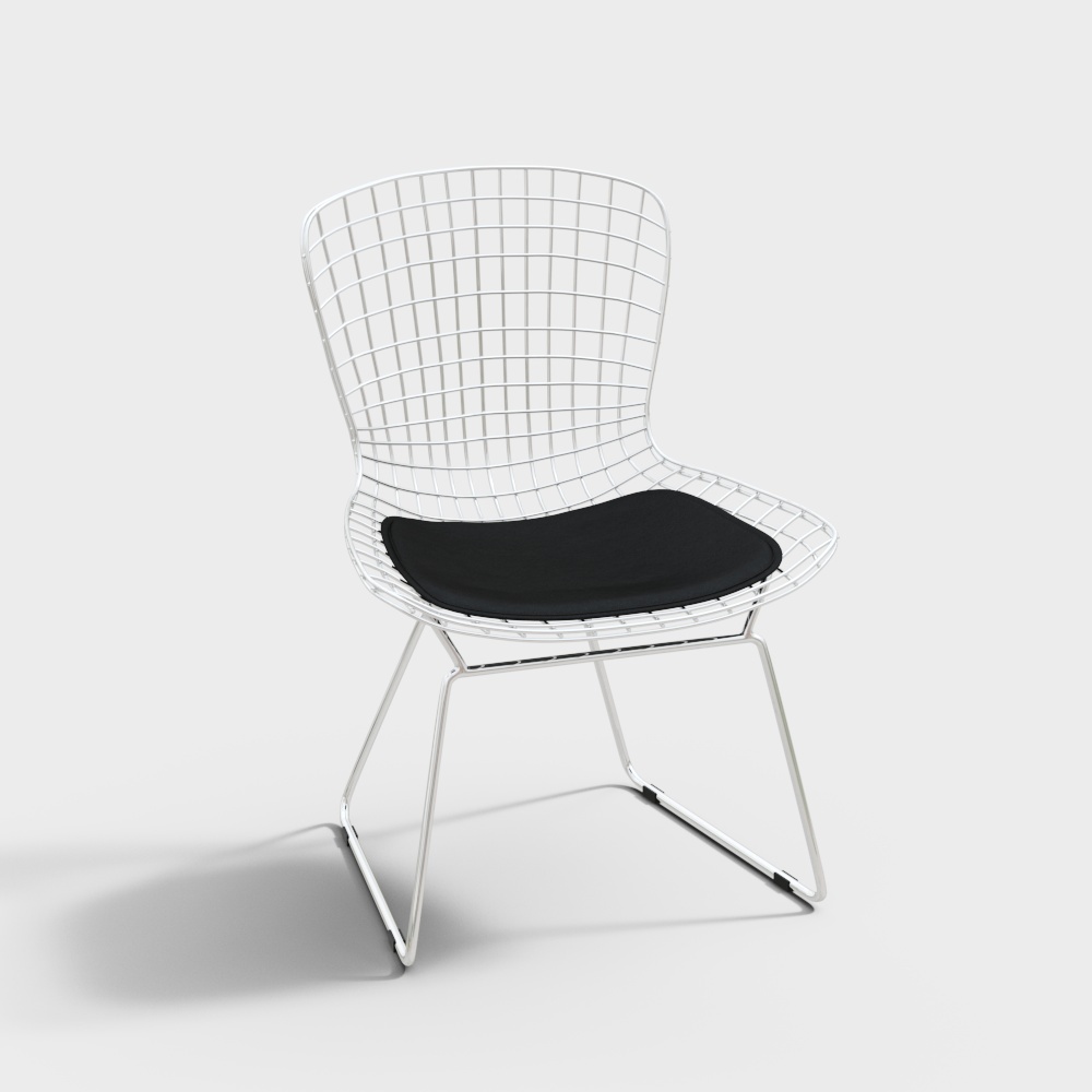 back-rest chair black