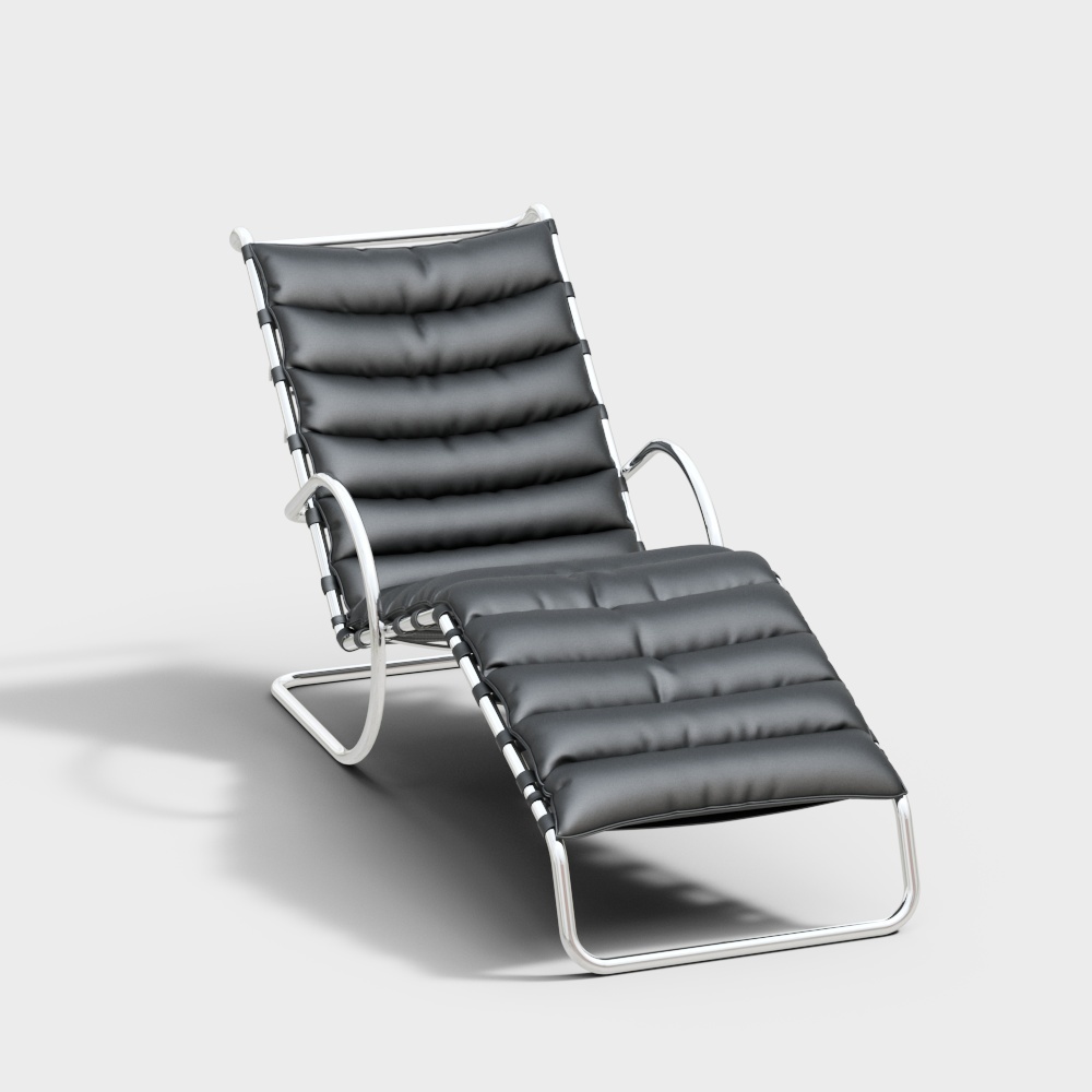 MR Adjustable Chaise Lounge_black3D模型