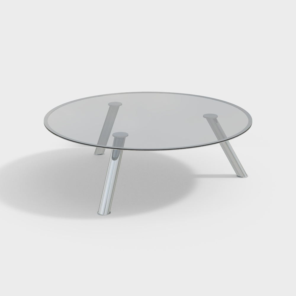 modern coffee table black_Minotti Sofa3D模型