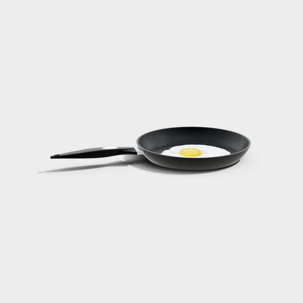 Frying pan with fried Eggs