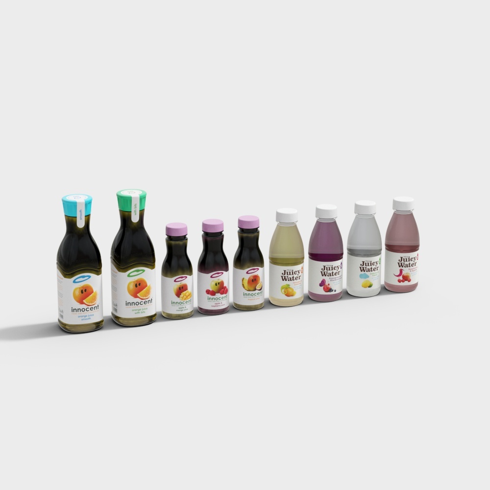 34 Juice bottle3D模型