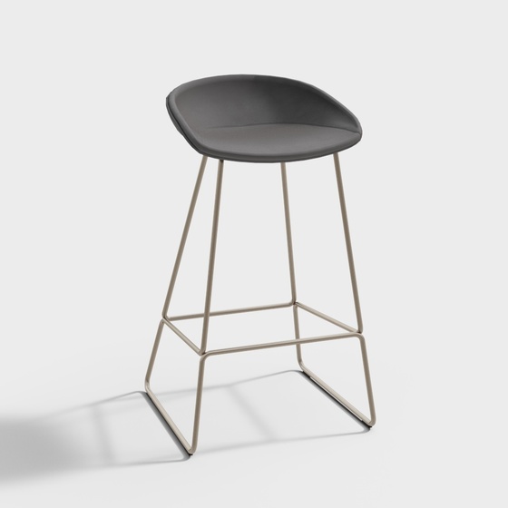 Scandinavian Bar Stools,Black