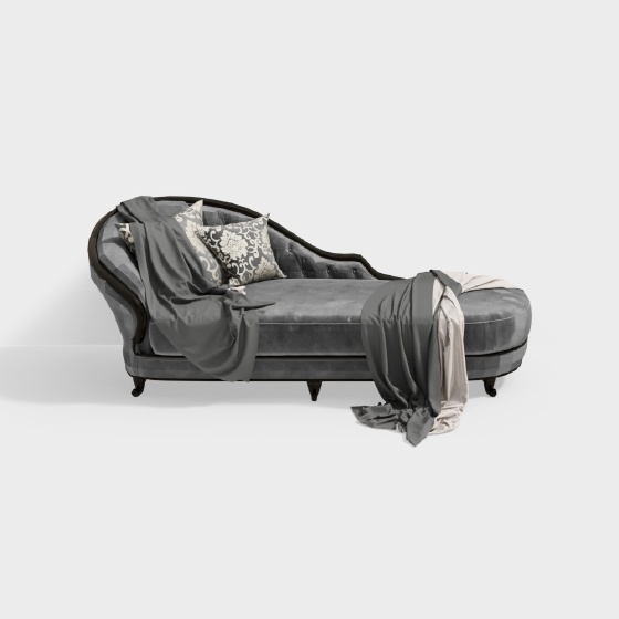 Modern Neoclassic European Seats & Sofas,Outdoor Sofa,Chaise Longues,Gray+Black