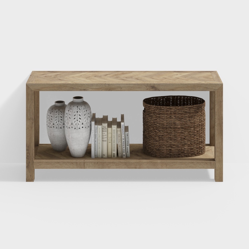 Porch ark+ Wood grain3D模型