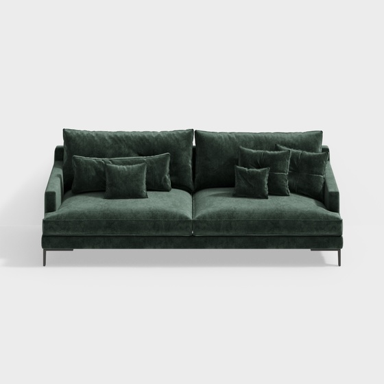 Minimalist Art Moderne Modern Contemporary Loveseats,Seats & Sofas,Loveseats,Black