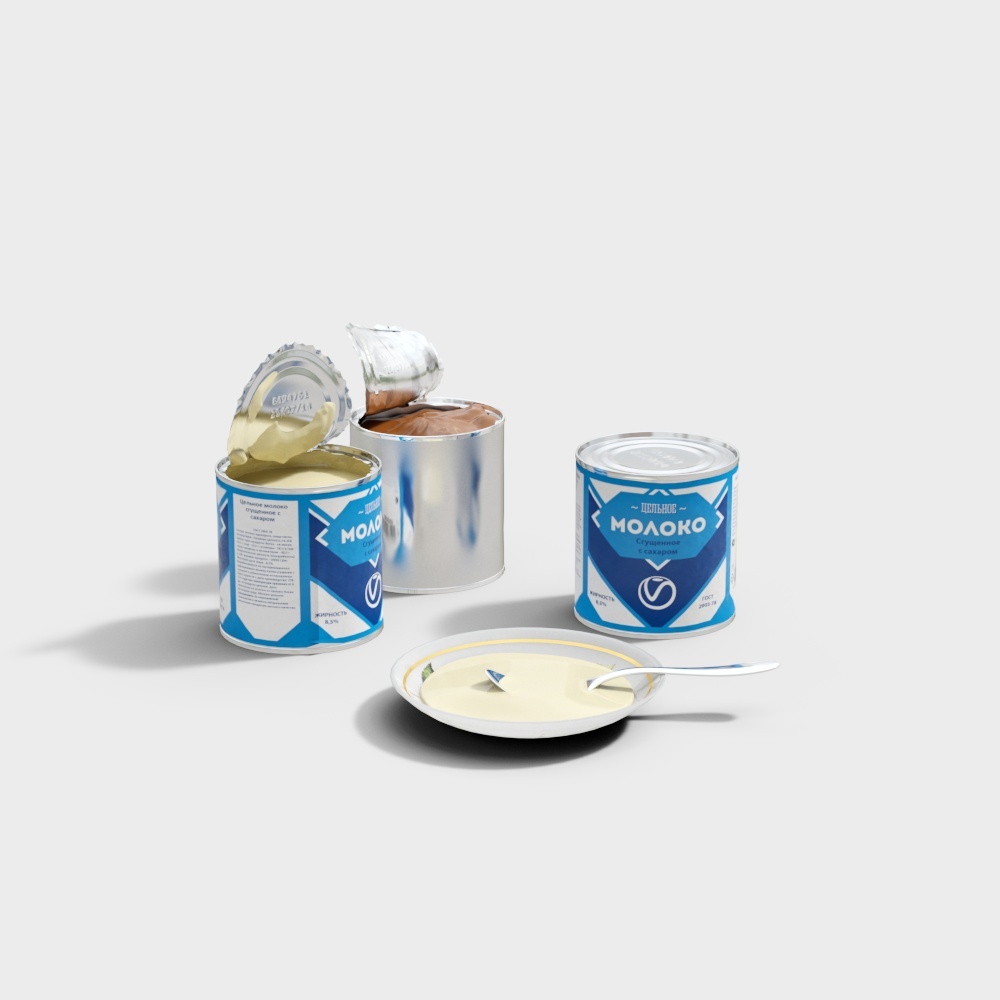 Food in a can3D模型