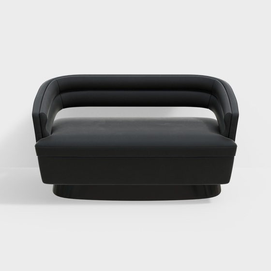 Modern Seats & Sofas,Loveseats,Loveseats,Black