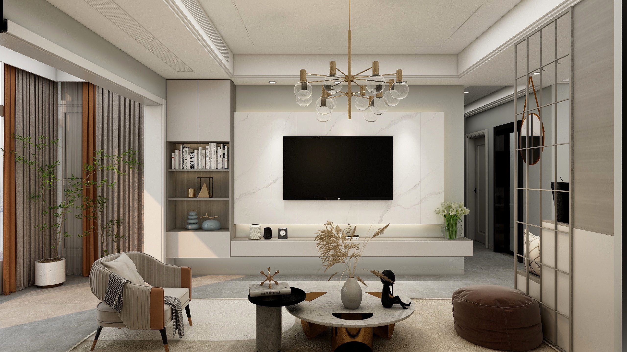 DESIGN满天星-南山小镇116㎡-现代-装修设计方案