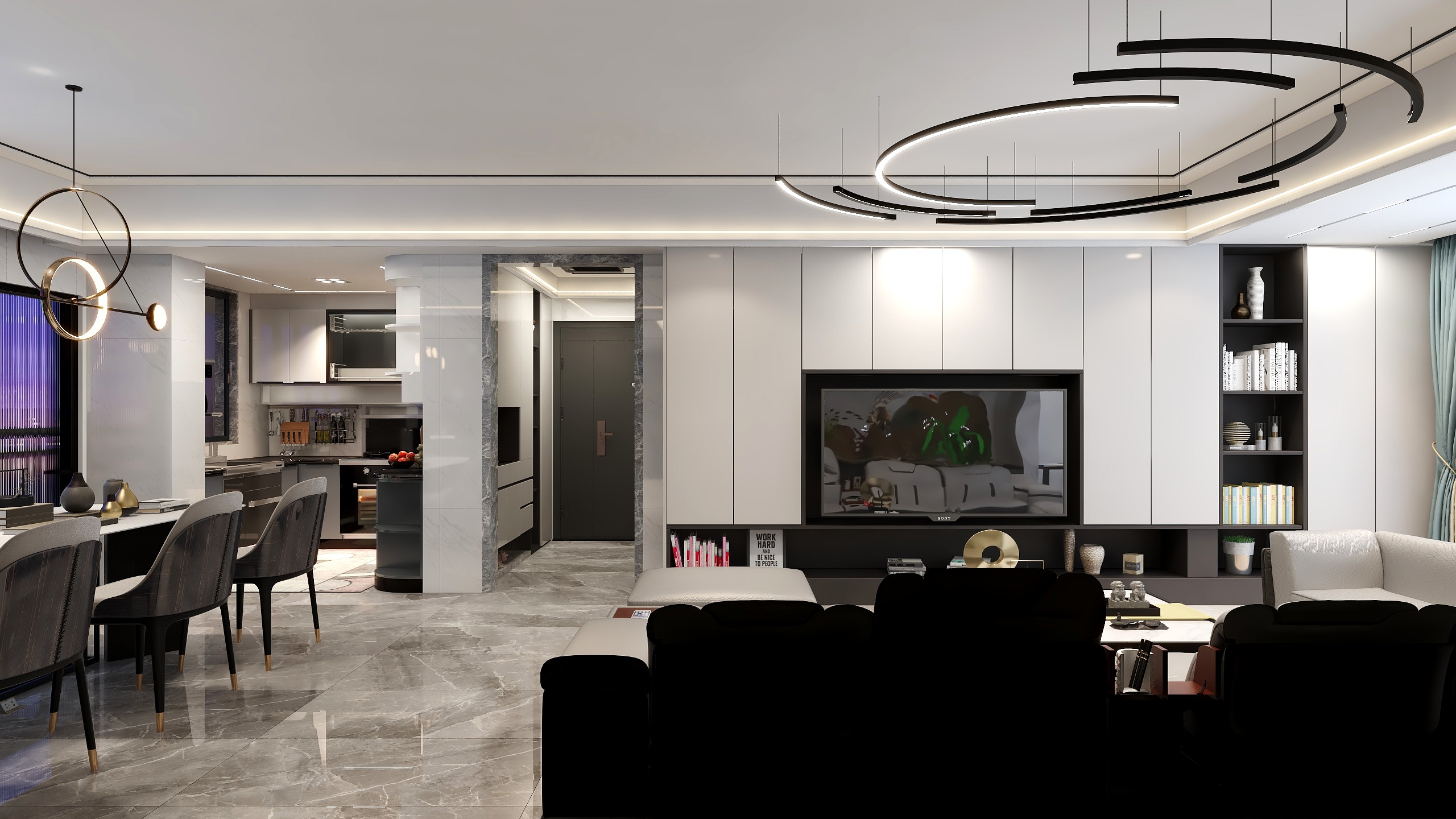 钟工ZJS-三期C8『君澜137m²』星河明珠湾-装修设计方案