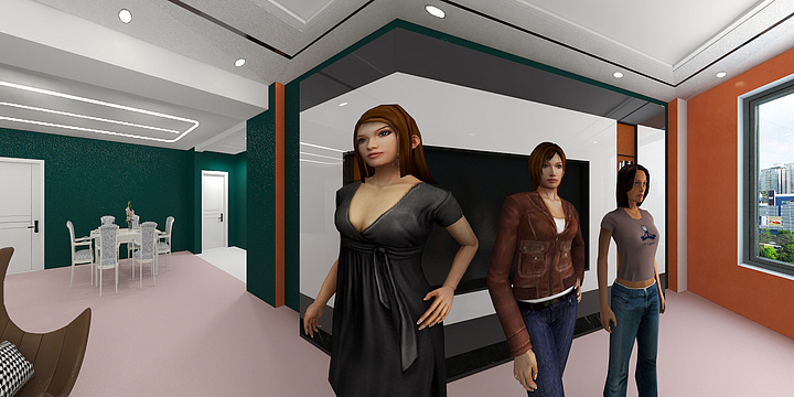 afsana设计师-555.dwg-装修设计方案