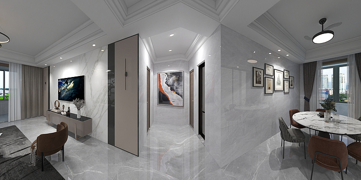 旷空间-潮尚装饰杨工设计-宜家苑-装修设计方案