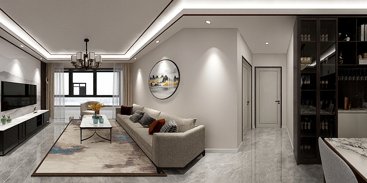 室内设计师李莉-昌建君悦府1301-装修设计方案