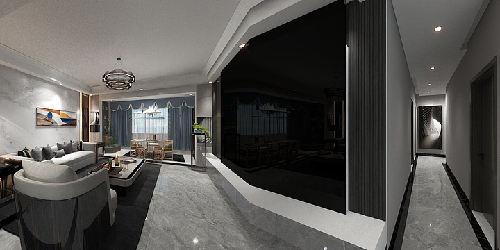 小議设计展示空间-中天.云海花都-装修设计方案