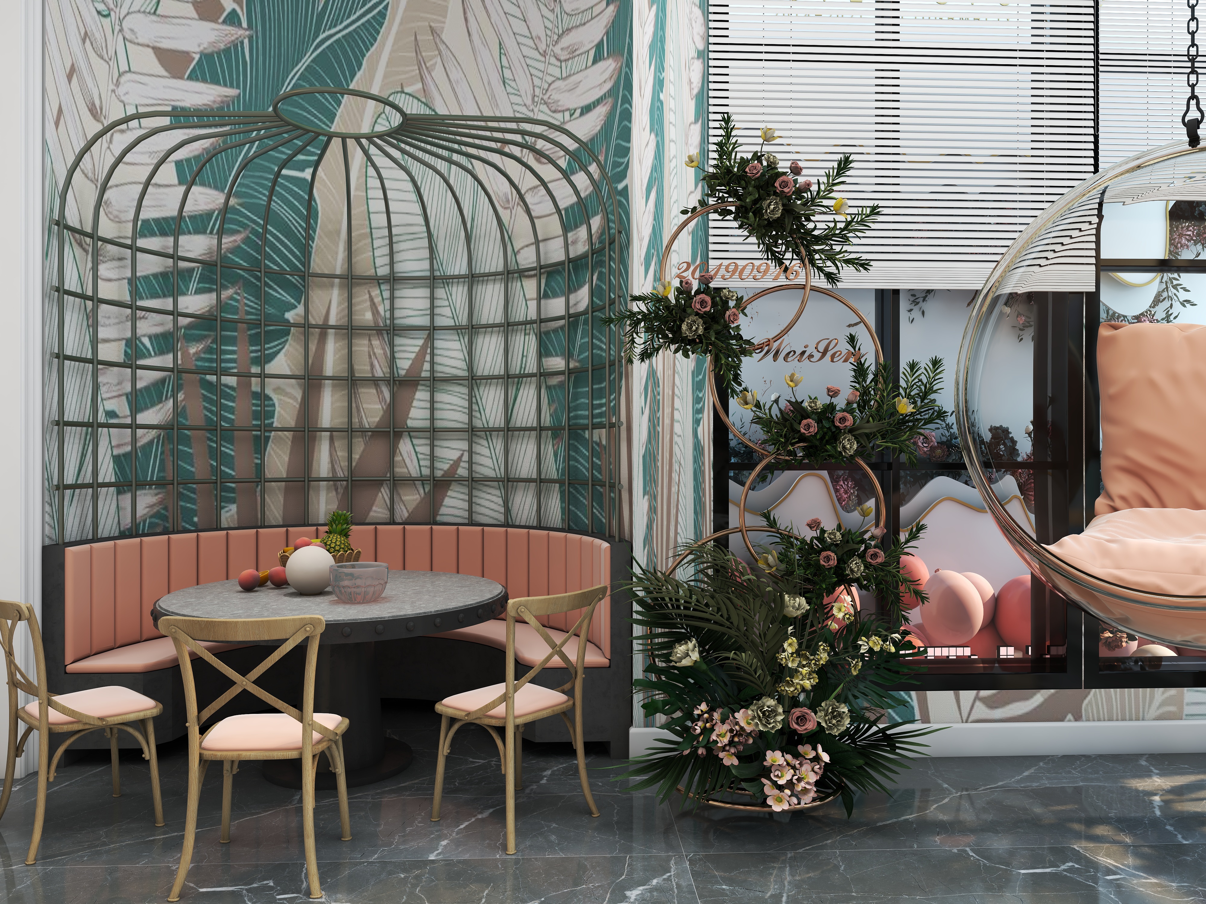 绿森林硅藻泥设计师张鑫-北欧风格—女神小屋-装修设计方案