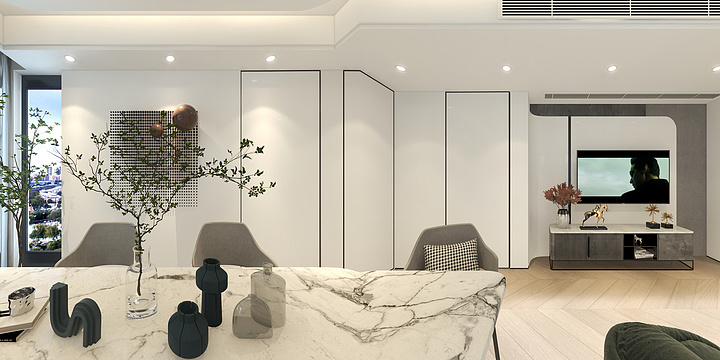 言午设计工作室-瑞和园89.50㎡B户型3室2厅1卫-副本-装修设计方案